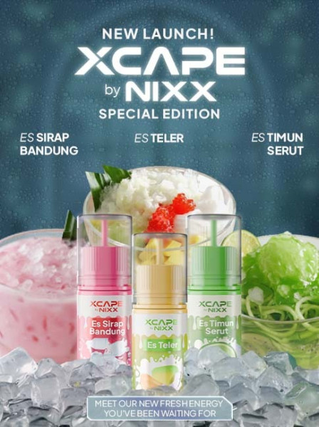 XCAPE BY NIXX SALTNIC ES TELER 30MG/30ML